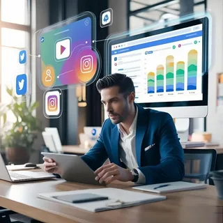 Digital marketing performance and social media analytics
